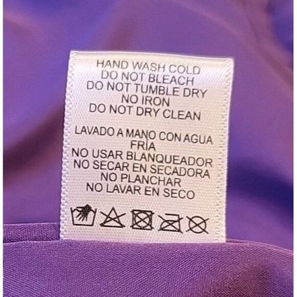 Love Tree Ultralight Packable Womens Medium Purple Puffer Jacket Full Zip Adjust - Picture 9 of 9